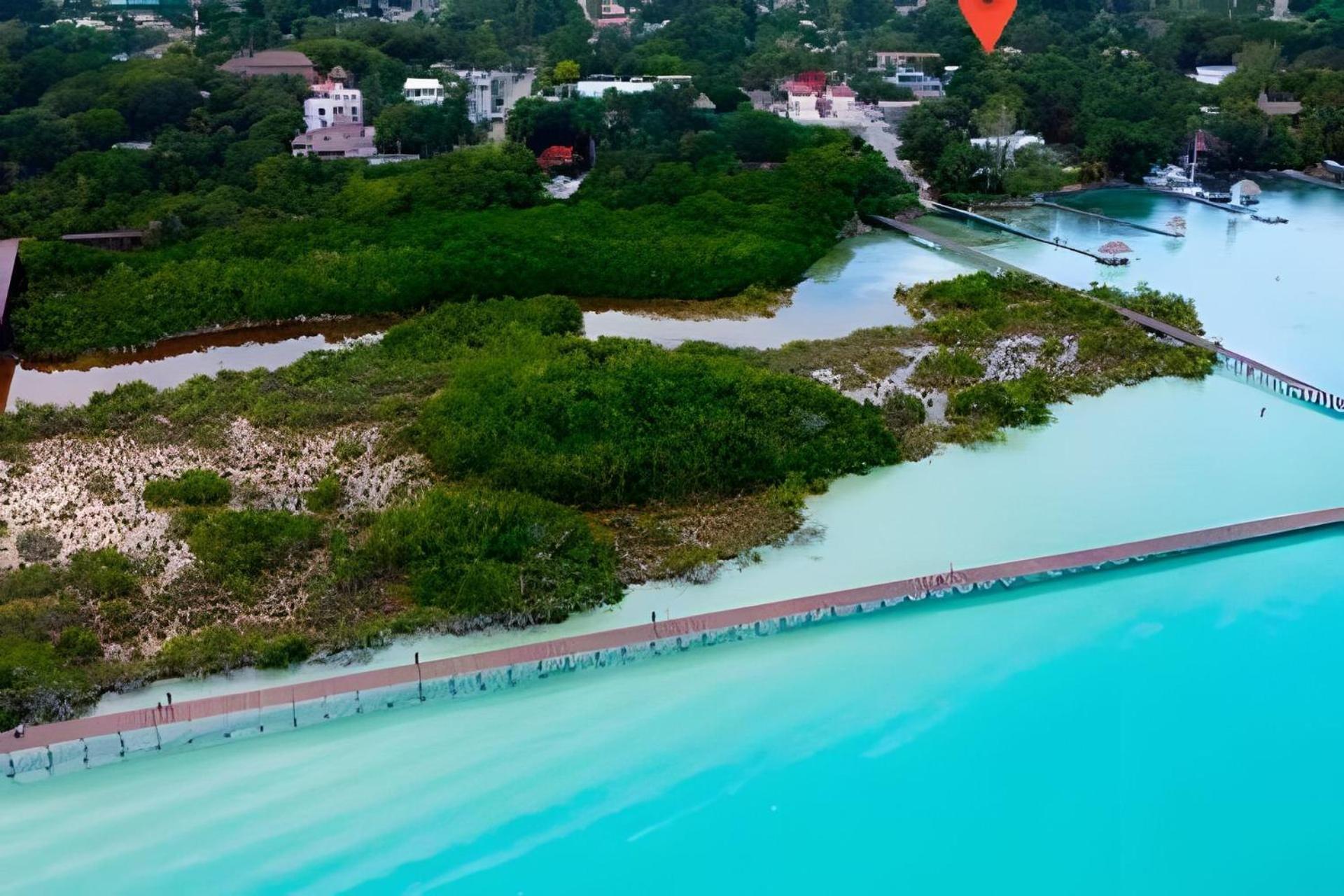 Апартаменты Casa De Piedra - Departamentos Bacalar- Экстерьер фото