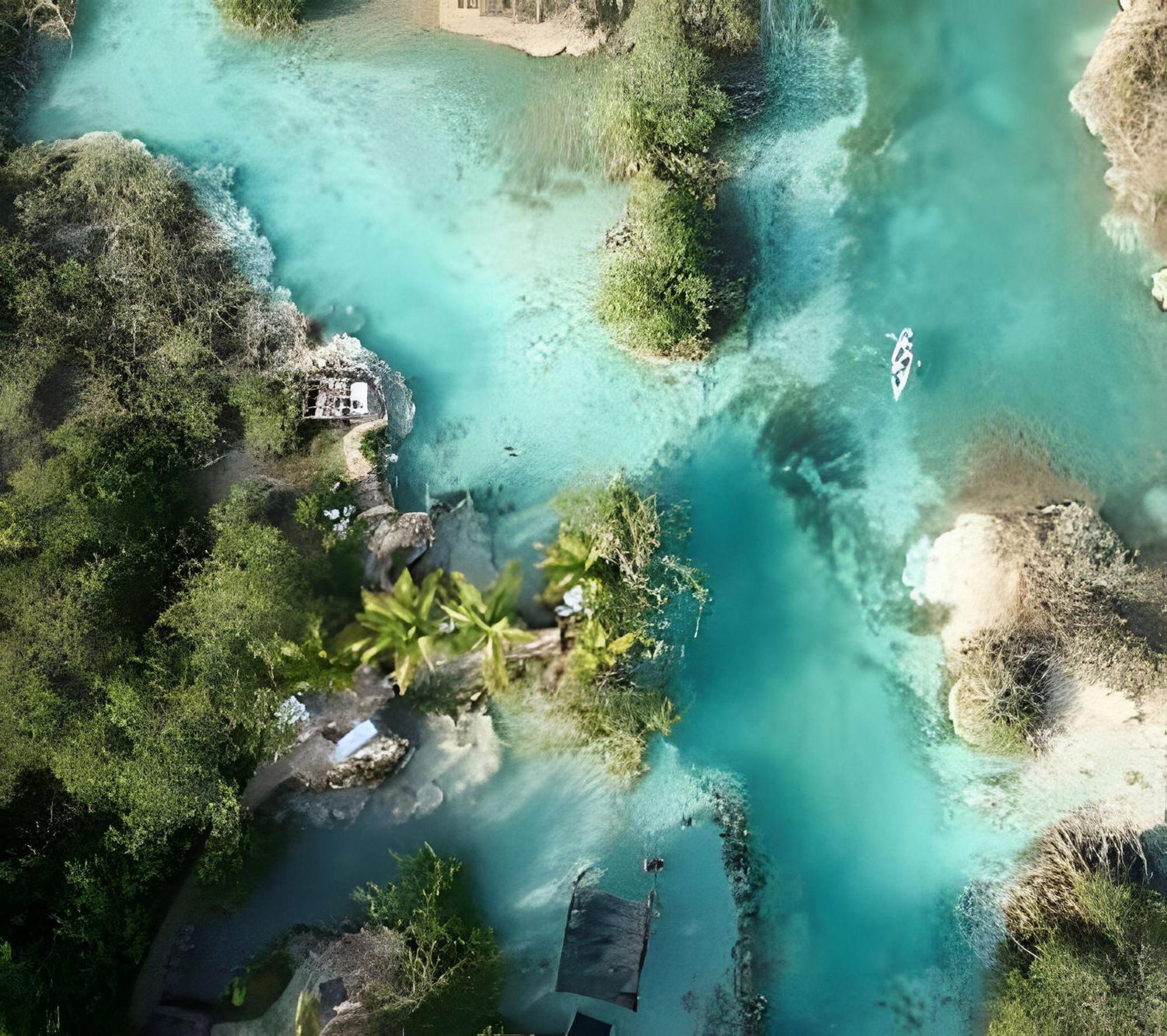 Апартаменты Casa De Piedra - Departamentos Bacalar- Экстерьер фото